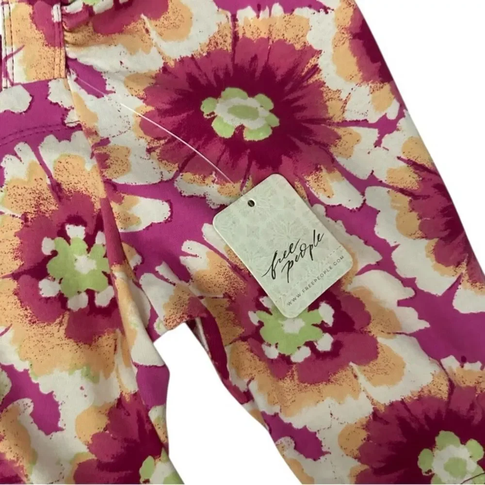 Women’s Free People “Give Me More” Crop Top in Pop Combo Design